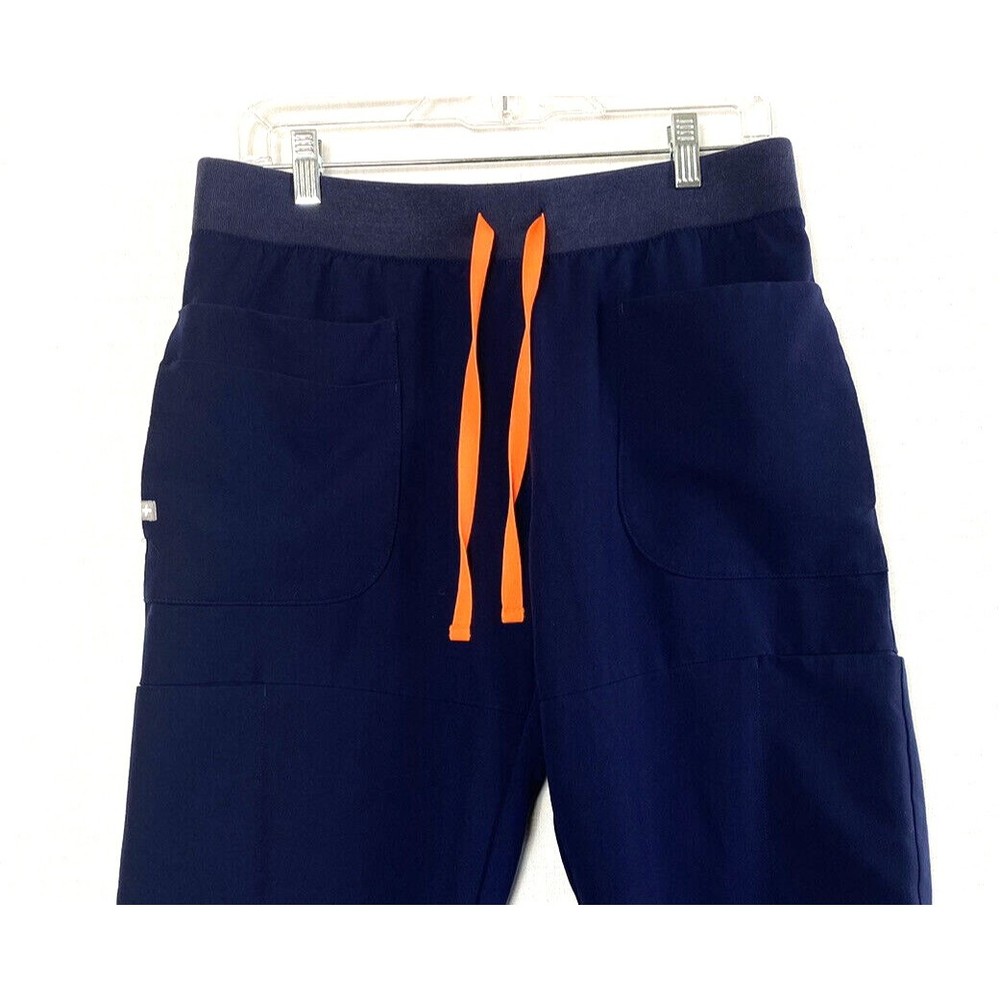 FIGS Scrubs Pants Blue Technical Collection Women's Medium Tall Stretch Comfort - Picture 3 of 13